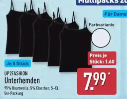 Aldi Nord UP2FASHION Unterhemden Angebot