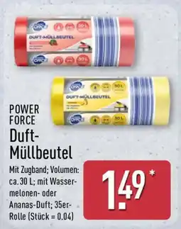Aldi Nord POWER FORCE Duft-Müllbeutel Angebot
