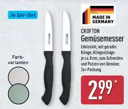 Aldi Nord CROFTON Gemüsemesser Angebot