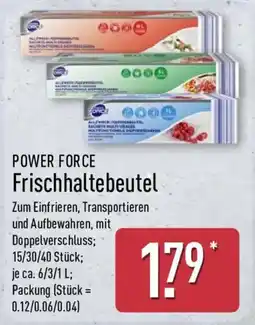 Aldi Nord POWER FORCE Frischhaltebeutel Angebot