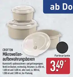Aldi Nord CROFTON Mikrowellen-aufbewahrungsboxen Angebot