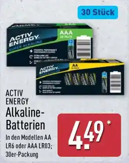 Aldi Nord ACTIV ENERGY Alkaline-Batterien Angebot