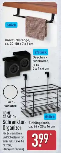 Aldi Nord HOME CREATION Schranktür-Organizer Angebot