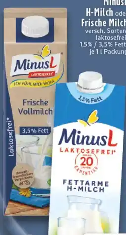 E-Center Omira MinusL H-Milch Angebot
