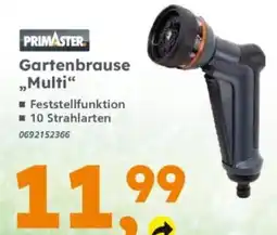 Globus Baumarkt PRIMASTER Gartenbrause „Multi“ Angebot