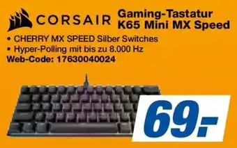 Expert CORSAIR Gaming-Tastatur K65 Mini MX Speed Angebot