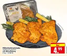Edeka Herkules Hähnchenbruststeaks mediterran gewürzt Angebot