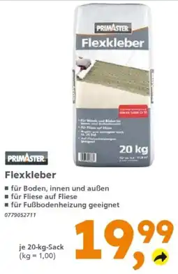 Globus Baumarkt PRIMASTER Flexkleber Angebot