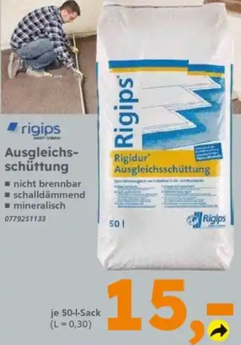 Globus Baumarkt Rigidur Ausgleichsschüttung Angebot
