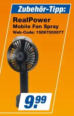 Expert RealPower Mobile Fan Spray Angebot