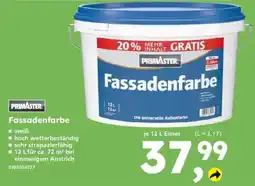 Globus Baumarkt PRIMASTER Fassadenfarbe Angebot