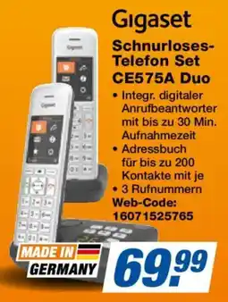 Expert Gigaset Schnurloses-Telefon Set CE575A Duo Angebot