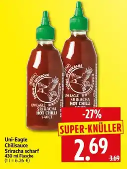 Edeka Herkules Uni-Eagle Chilisauce Sriracha scharf Angebot
