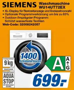 Expert SIEMENS Waschmaschine WU14UT72EX Angebot
