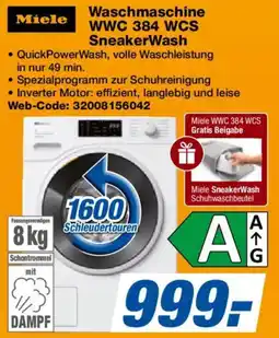 Expert Miele Waschmaschine WWC 384 WCS SneakerWash Angebot