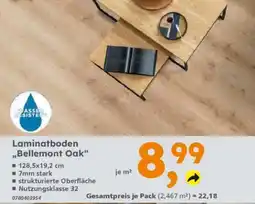 Globus Baumarkt Laminatboden "Bellemont Oak" Angebot