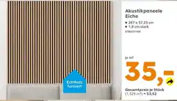 Globus Baumarkt Akustikpaneele Eiche Angebot