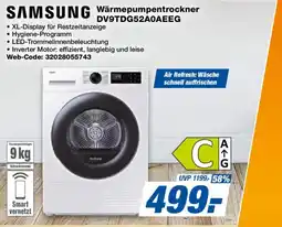 Expert SAMSUNG Wärmepumpentrockner DV9TDG52A0AEEG Angebot