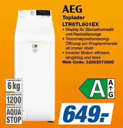 Expert AEG Toplader LTR6TL601EX Angebot