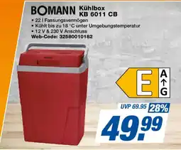 Expert BOMANN Kühlbox KB 6011 CB Angebot