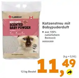 Globus Baumarkt FLAMINGO Bentonite Scented Baby Powder Angebot