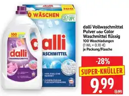 Edeka Herkules dalli Vollwaschmittel Angebot