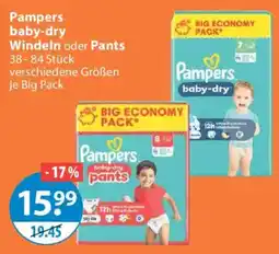 V Markt Pampers baby-dry Pants Angebot