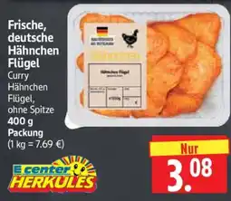 Edeka Herkules Frische, deutsche Hähnchen Flügel Curry Angebot
