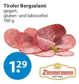 V Markt Zimmermann Tiroler Bergsalami Angebot