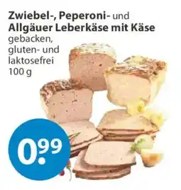 V Markt Zwiebel-, Peperoni- und Allgäuer Leberkäse mit Käse Angebot