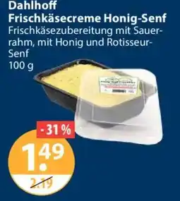 V Markt Dahlhoff Frischkäsecreme Honig-Senf Angebot
