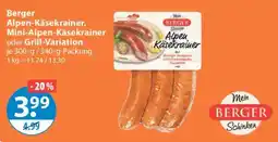V Markt Mein BERGER Alpen-Käsekrainer Angebot