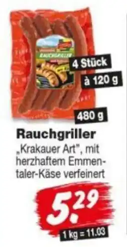Repo Markt Rauchgriller „Krakauer Art“ Angebot