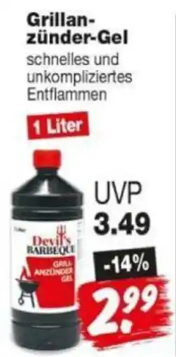 Repo Markt Devil's BARBEQUE Grillanzünder Gel Angebot