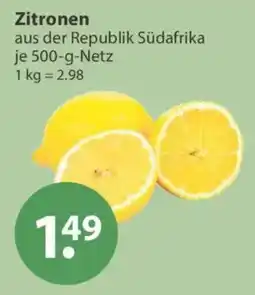 V Markt Zitronen Angebot