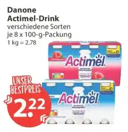 V Markt Danone Actimel-Drink Angebot