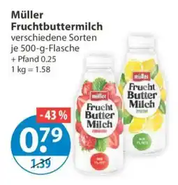 V Markt Müller Fruchtbuttermilch Angebot