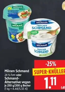 Edeka Herkules Milram Schmand Angebot