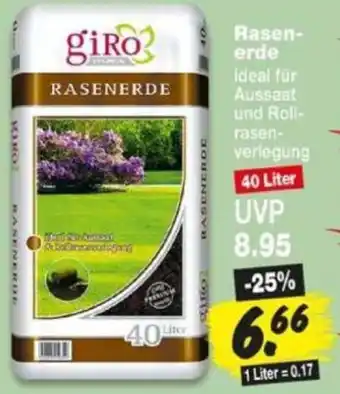 Repo Markt giRo Rasenerde Angebot