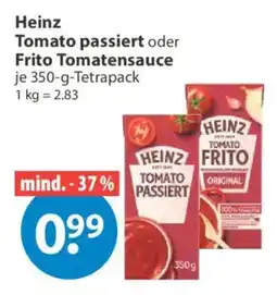V Markt Heinz Tomato passiert Angebot
