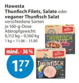 V Markt Hawesta Thunfisch Filets Angebot