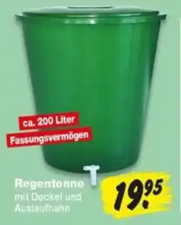 Repo Markt Regentonne mit Deckel und Auslaufhahn Angebot