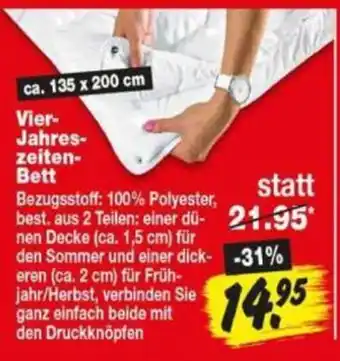 Repo Markt Vier-Jahreszeiten-Bett Angebot