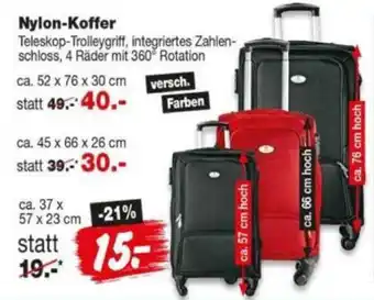 Repo Markt Nylon-Koffer Angebot