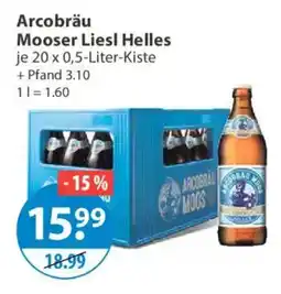 V Markt Arcobräu Mooser Liesl Helles Angebot