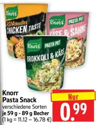 Edeka Herkules Knorr Pasta Snack Angebot