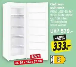 Repo Markt Gefrierschrank PKM GS168-M Angebot
