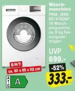 Repo Markt Waschmaschine PKM "WA8-ES1416DAI" Angebot