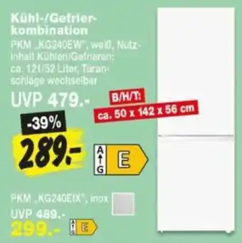 Repo Markt PKM Kühl-/Gefrierkombination Angebot