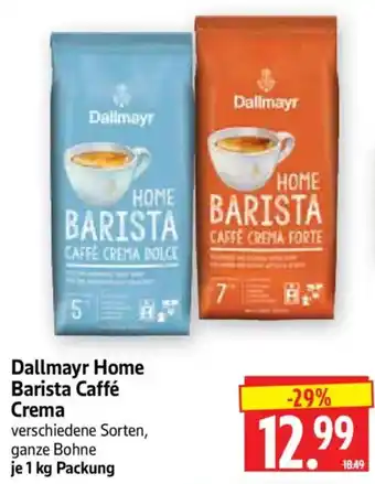 Edeka Herkules Dallmayr Home Barista Caffé Crema Angebot